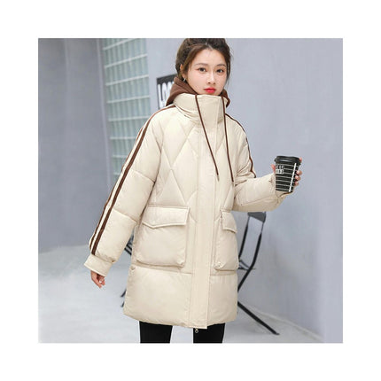 Women's Winter Thicken Puffer Coat Warm Jacket Outwear with Hood