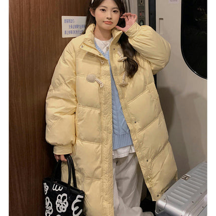 Women's Puffer Coats Thickened Warm Down Long Jacket Outwear