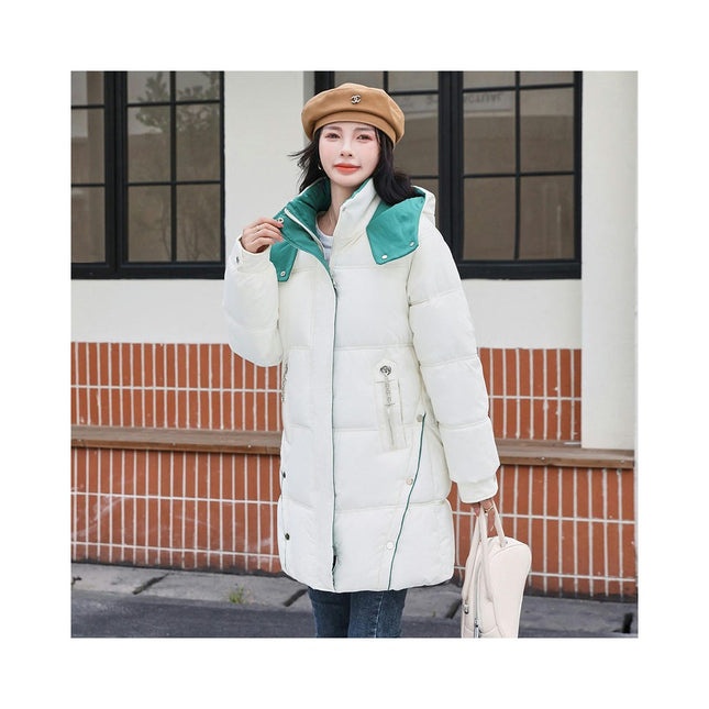 Women's Winter Coat Puffer Thickened Jacket Warm Outwear with Hood