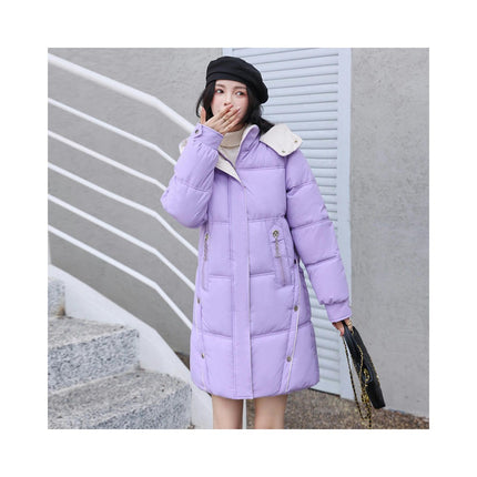 Women's Winter Coat Puffer Thickened Jacket Warm Outwear with Hood