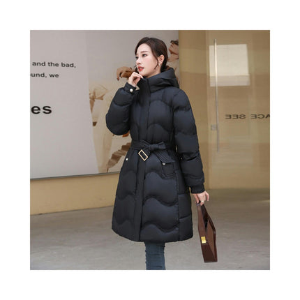 Women's Thickened Long Down Jacket Outerwear Hooded Puffer Coat