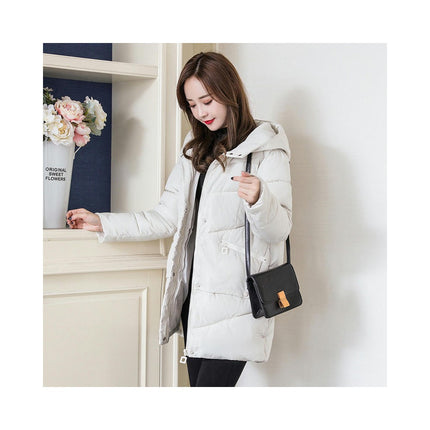 Women's Puffer Coat Winter Jacket Long Warm Padded Outwear with Hood