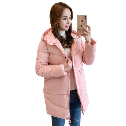 Women's Puffer Coat Winter Jacket Long Warm Padded Outwear with Hood