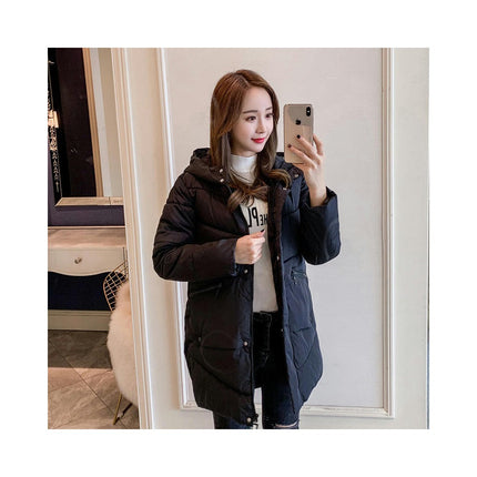 Women's Puffer Coat Winter Jacket Long Warm Padded Outwear with Hood