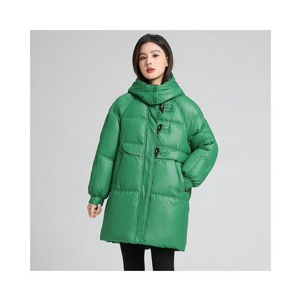 Women's Winter Warm Coat Padded Puffer Jacket Outwear with Hood