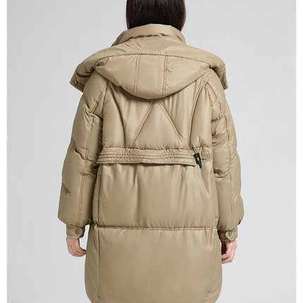 Women's Winter Warm Coat Padded Puffer Jacket Outwear with Hood