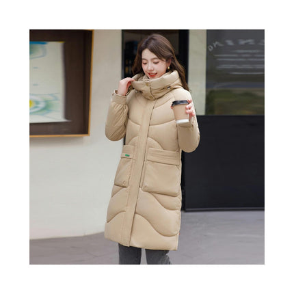 Women's Winter Thicken Puffer Coat Padded Down Jackets Hooded Outerwear