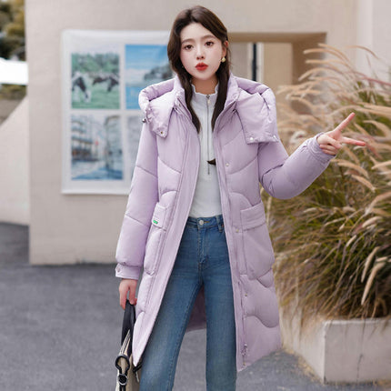 Women's Winter Thicken Puffer Coat Padded Down Jackets Hooded Outerwear