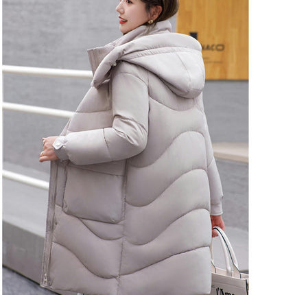 Women's Winter Thicken Puffer Coat Padded Down Jackets Hooded Outerwear