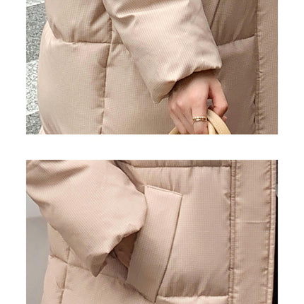 Women's Winter Puffer Jacket Long Sleeve Coat Quilted Outerwear