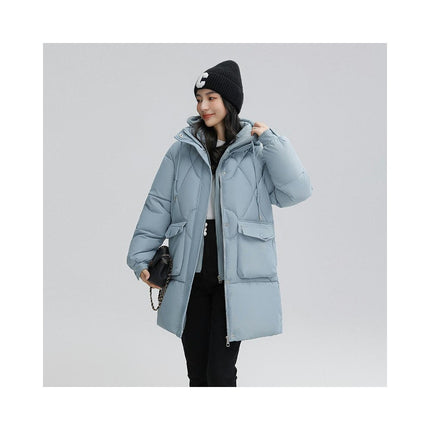 Women's Padded Puffer Coat Hooded Winter Puffy Jacket Outwear