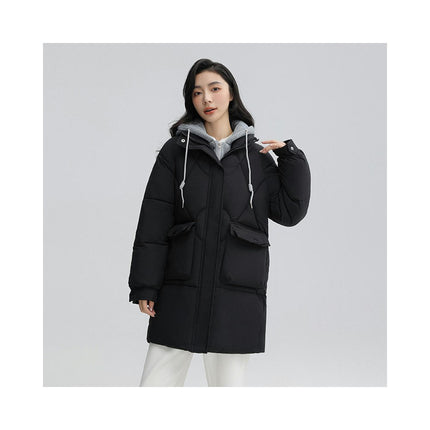 Women's Padded Puffer Coat Hooded Winter Puffy Jacket Outwear