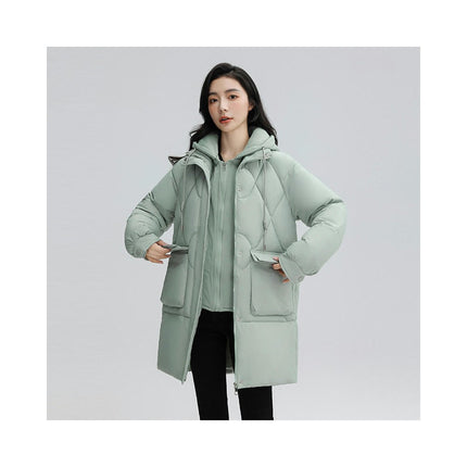 Women's Padded Puffer Coat Hooded Winter Puffy Jacket Outwear