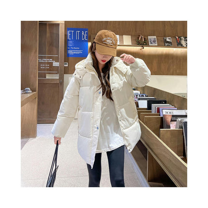 Women's Padded Winter Coat Hooded Puffer Jacket Outerwear