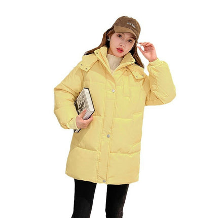 Women's Padded Winter Coat Hooded Puffer Jacket Outerwear