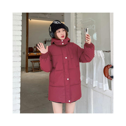 Women's Padded Winter Coat Hooded Puffer Jacket Outerwear