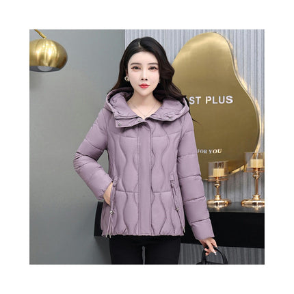 Women's Hooded Winter Coat Thicken Quilted Puffer Jacket Outerwear