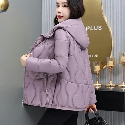 Women's Hooded Winter Coat Thicken Quilted Puffer Jacket Outerwear