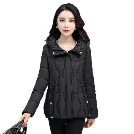 Women's Hooded Winter Coat Thicken Quilted Puffer Jacket Outerwear