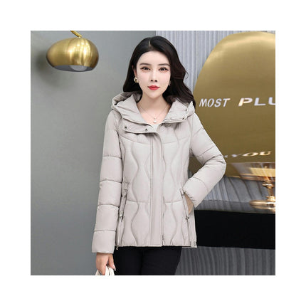 Women's Hooded Winter Coat Thicken Quilted Puffer Jacket Outerwear