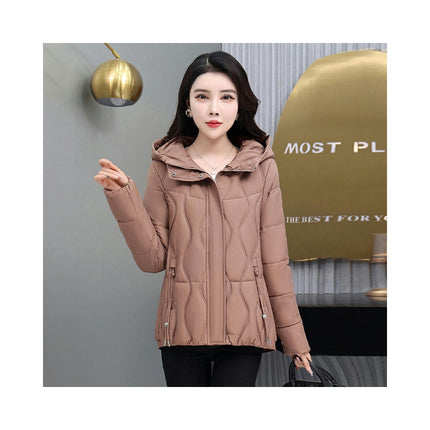 Women's Hooded Winter Coat Thicken Quilted Puffer Jacket Outerwear