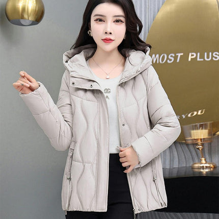 Women's Hooded Winter Coat Thicken Quilted Puffer Jacket Outerwear