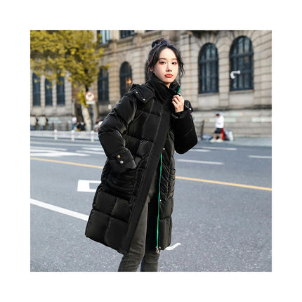 Women's Winter Thicken Puffer Coat Quilted Jackets Padded Down Hooded Outerwear