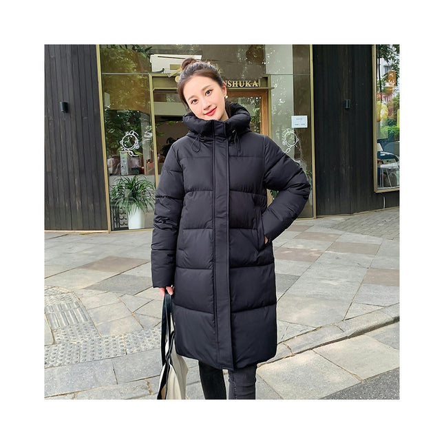 Women's Winter Coat Padded Puffy Jacket Overcoat with Hood