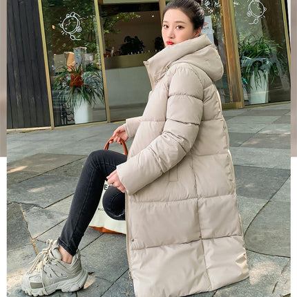 Women's Winter Coat Padded Puffy Jacket Overcoat with Hood