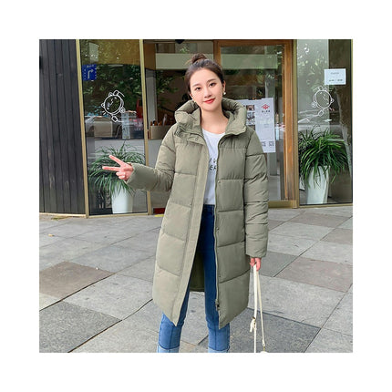 Women's Winter Coat Padded Puffy Jacket Overcoat with Hood