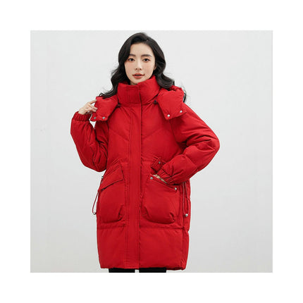 Womens Hooded Puffer Jacket Outwear Winter Thickened Down Coat