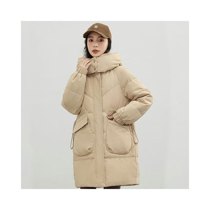 Womens Hooded Puffer Jacket Outwear Winter Thickened Down Coat