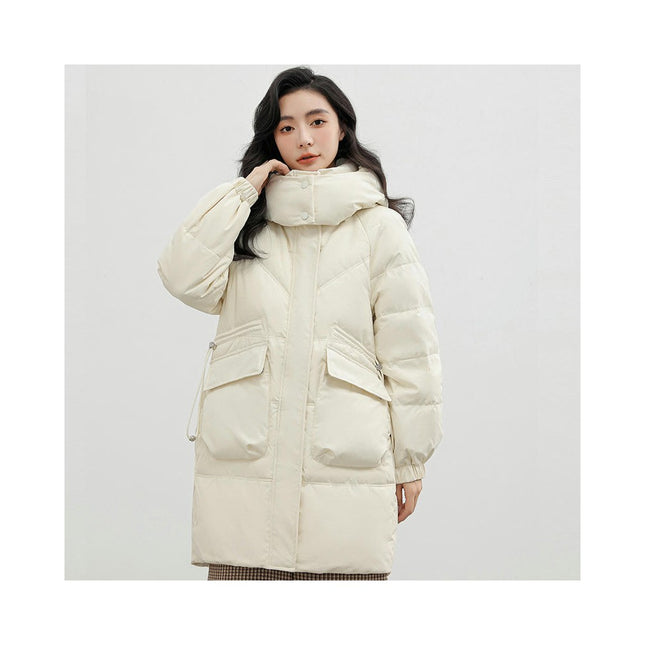 Womens Hooded Puffer Jacket Outwear Winter Thickened Down Coat