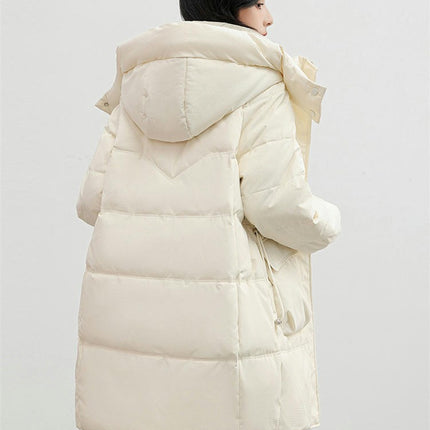 Womens Hooded Puffer Jacket Outwear Winter Thickened Down Coat