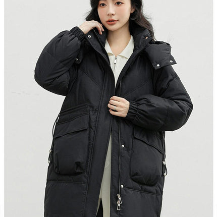 Womens Hooded Puffer Jacket Outwear Winter Thickened Down Coat