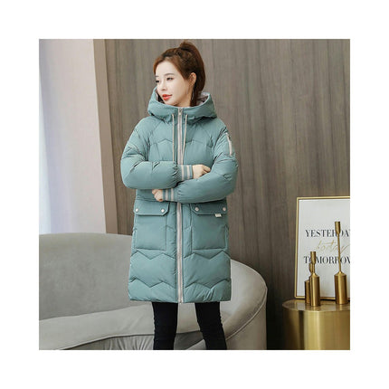 Women's Winter Padded Puffer Coat Thicken Hooded Down Jacket Outerwear