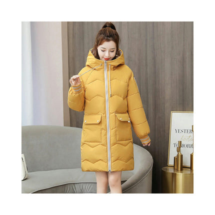 Women's Winter Padded Puffer Coat Thicken Hooded Down Jacket Outerwear