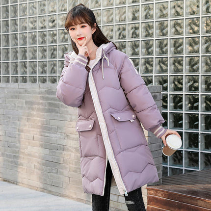 Women's Winter Thickened Down Coat Hooded Puffer jacket Outerwear