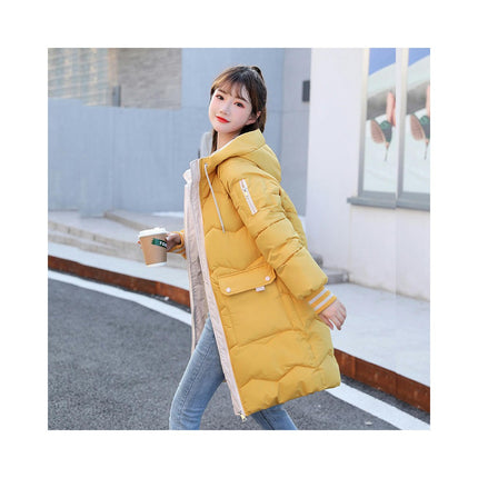 Women's Winter Thickened Down Coat Hooded Puffer jacket Outerwear