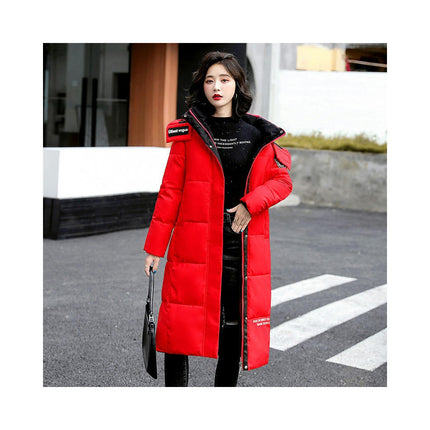 Women's Puffer Coat Winter Jacket Long Padded Outwear with Hood