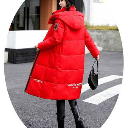 Women's Puffer Coat Winter Jacket Long Padded Outwear with Hood