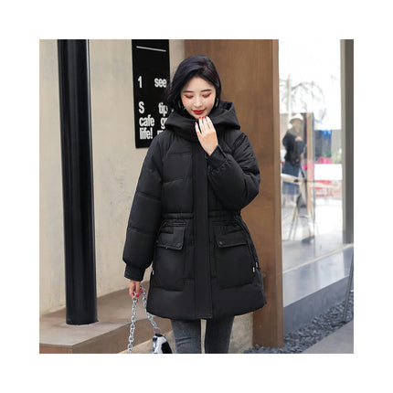 Women's Winter Hooded Puffy Puffer Coat Thickened Down Jacket