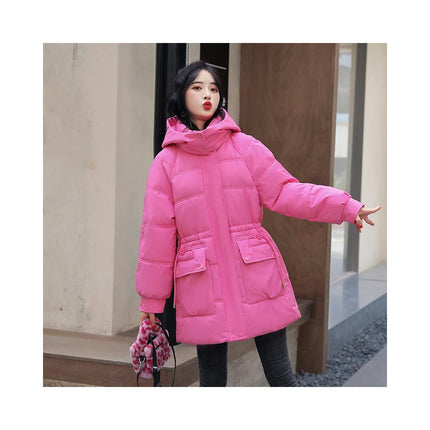 Women's Winter Hooded Puffy Puffer Coat Thickened Down Jacket