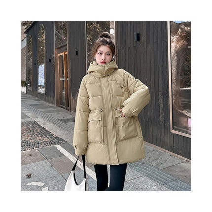 Women's Puffer Coat Winter Jacket Padded Outwear with Hood