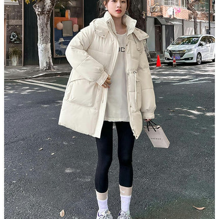 Women's Puffer Coat Winter Jacket Padded Outwear with Hood