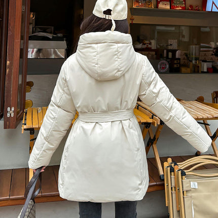 Women's Winter Puffer Coat Padded Jacket Outwear with Hood