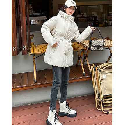 Women's Winter Puffer Coat Padded Jacket Outwear with Hood