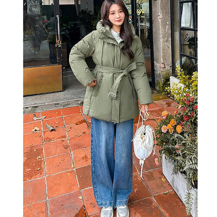 Women's Winter Puffer Coat Padded Jacket Outwear with Hood