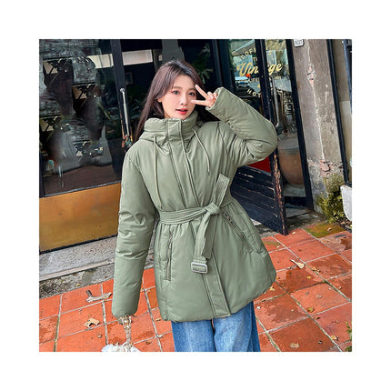 Women's Winter Puffer Coat Padded Jacket Outwear with Hood