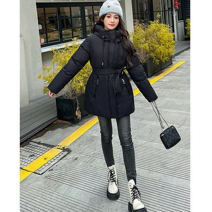 Women's Winter Puffer Coat Padded Jacket Outwear with Hood